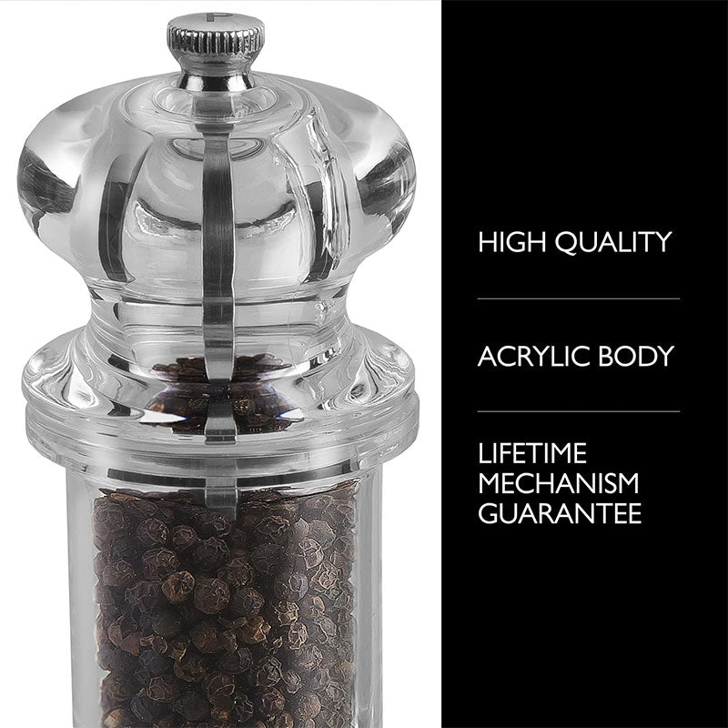 Transparent Acrylic Pepper Grinder