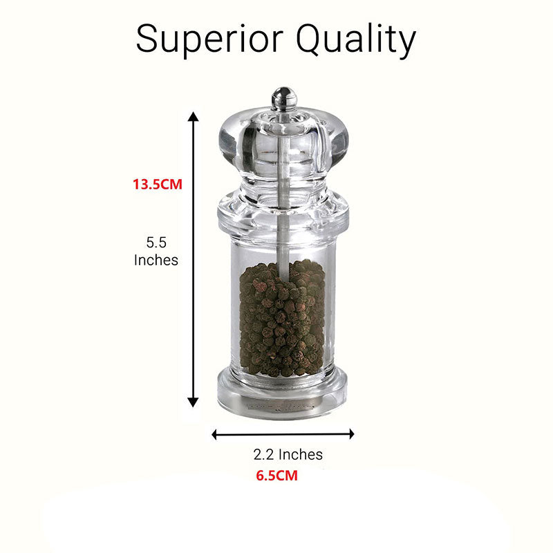 Transparent Acrylic Pepper Grinder