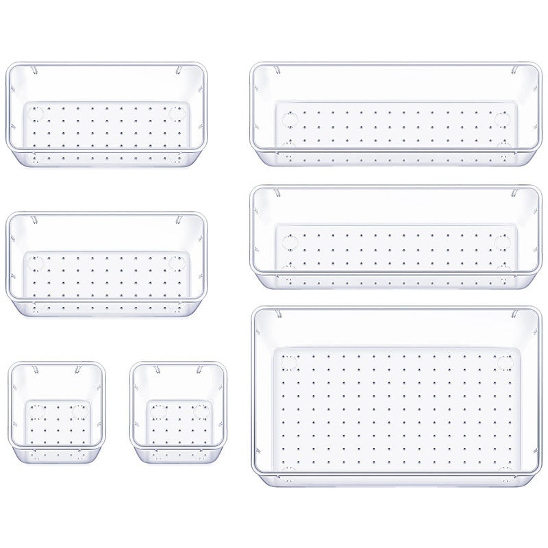 Transparent Drawer Storage Box Set