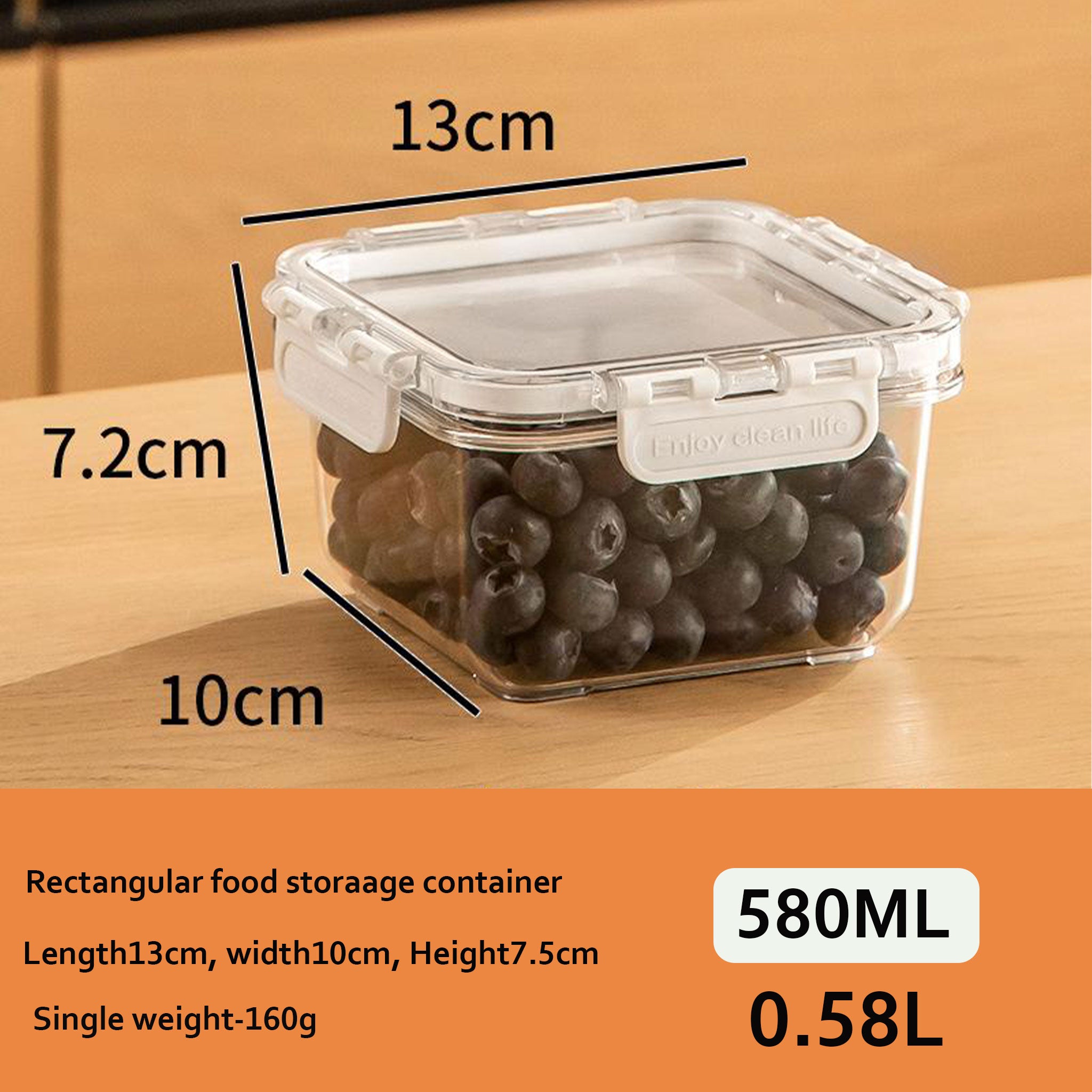 Transparent Sealed Fresh-Keeping Box