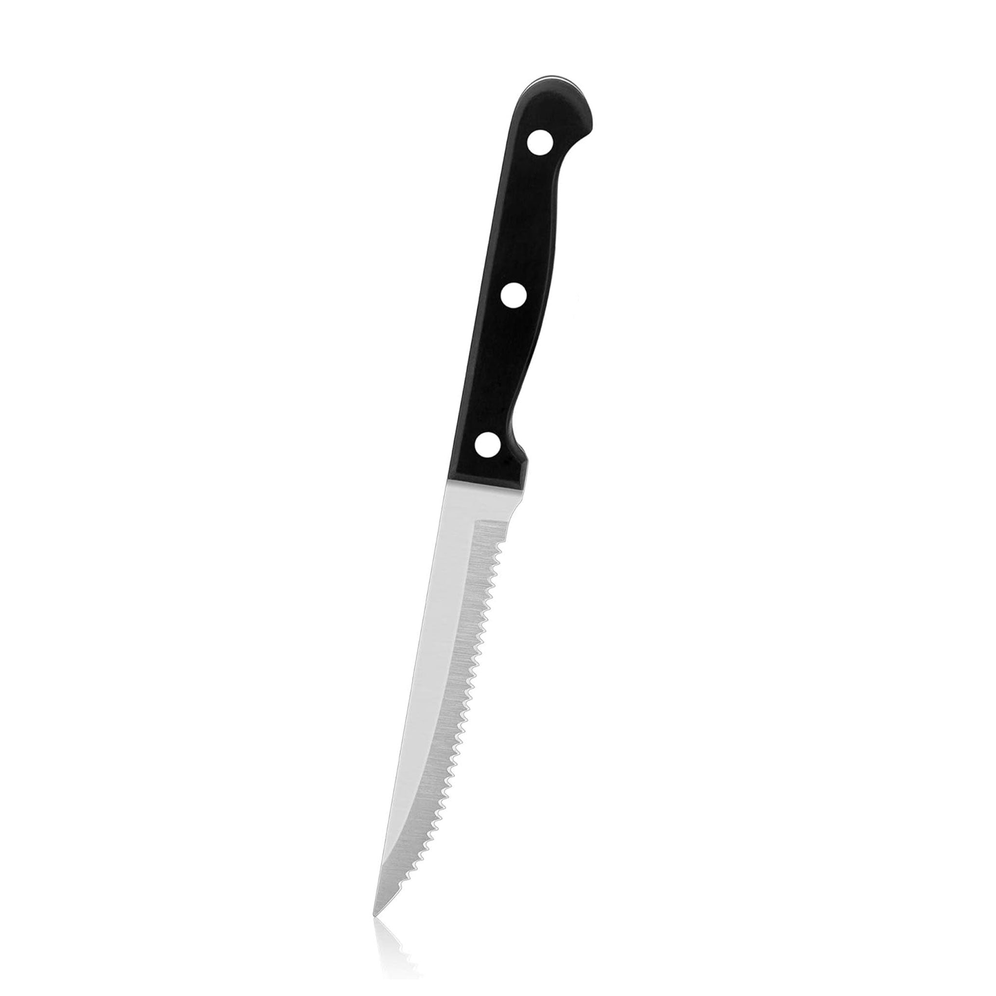 "Ultra Sharp Serrated Steak Knife Set – High Carbon Steel"