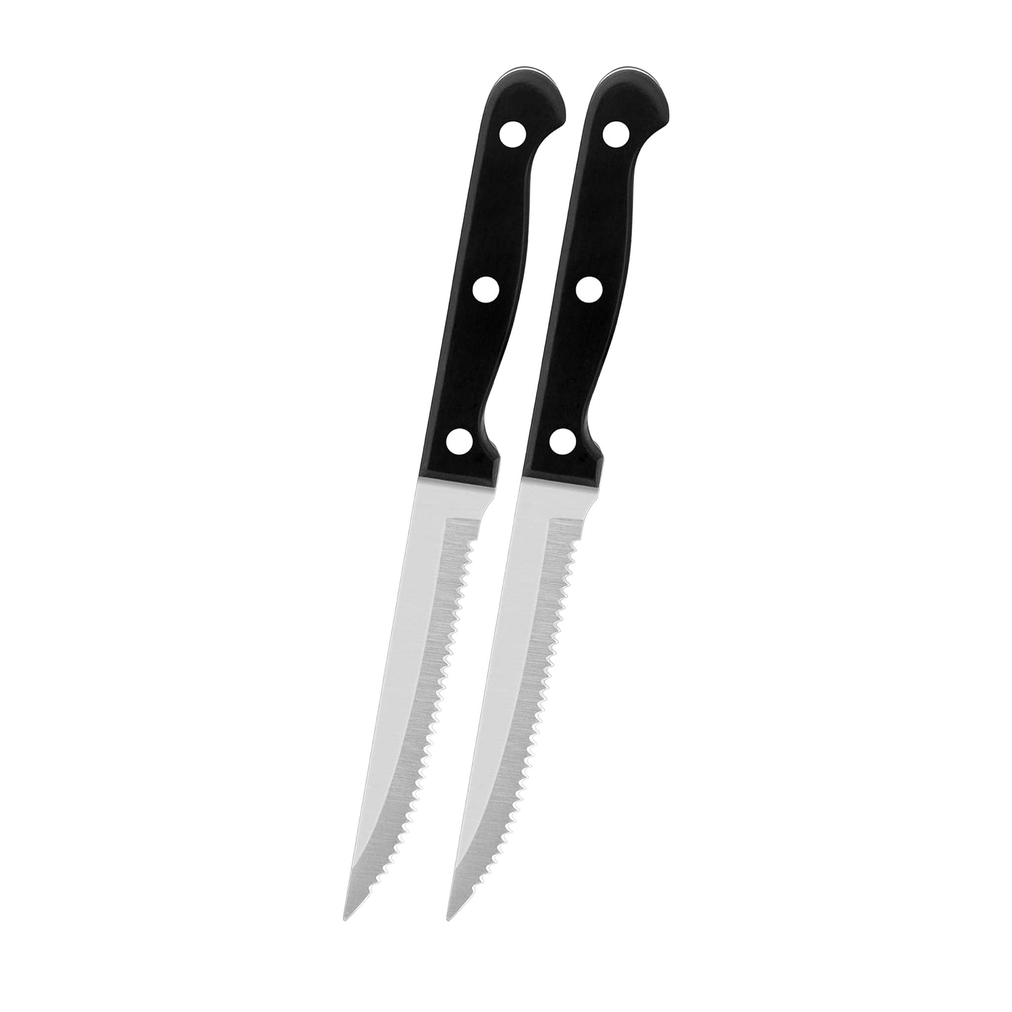 "Ultra Sharp Serrated Steak Knife Set – High Carbon Steel"