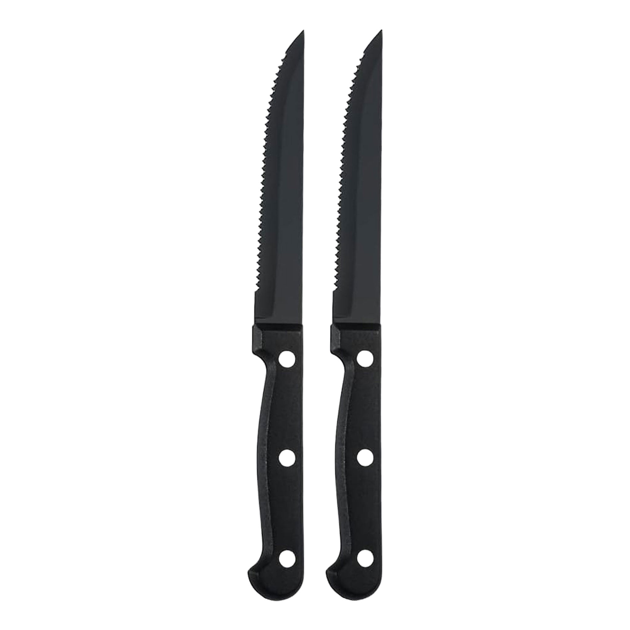 "Ultra Sharp Serrated Steak Knife Set – High Carbon Steel"