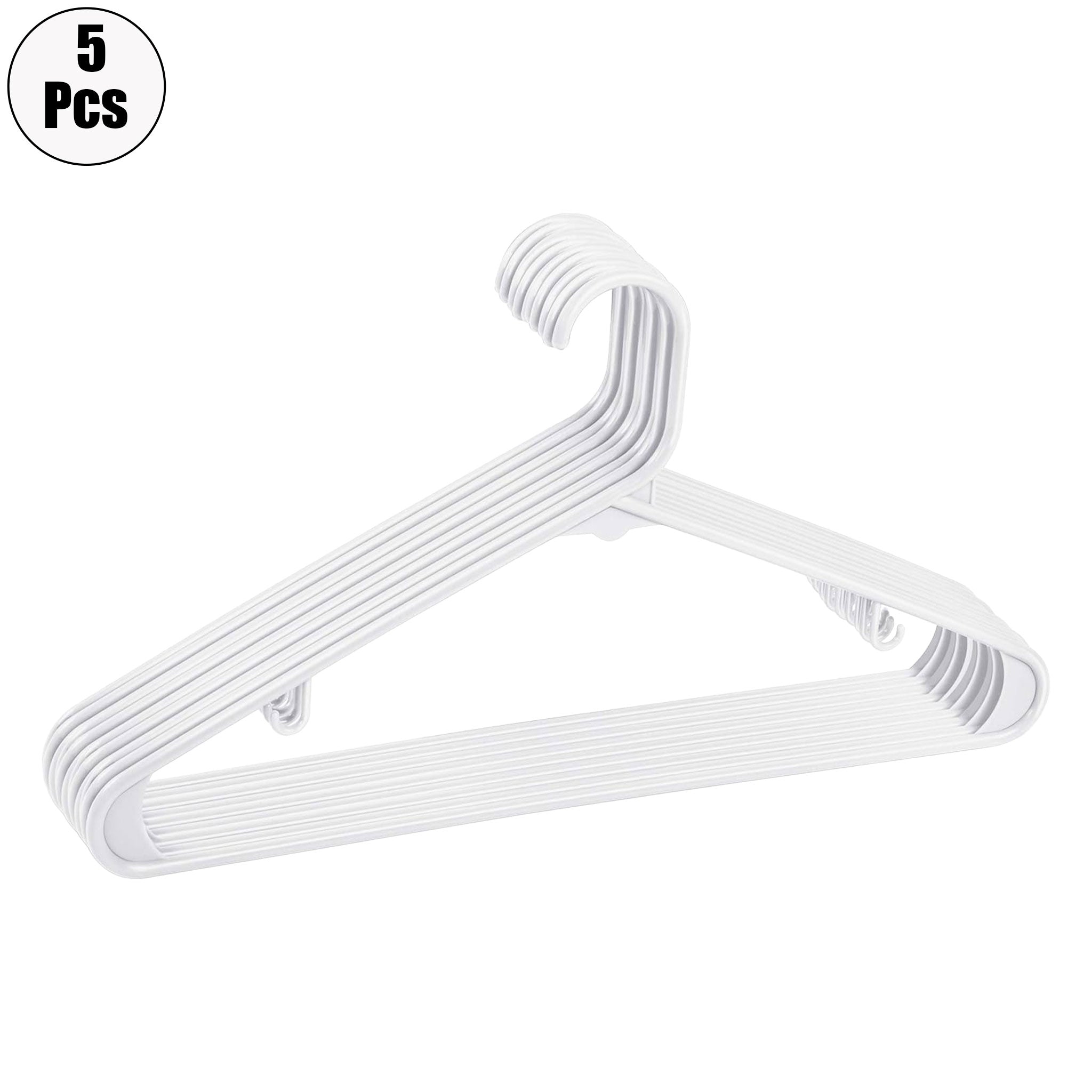 Ultra-Thin Non-Slip Plastic Hangers with Slots