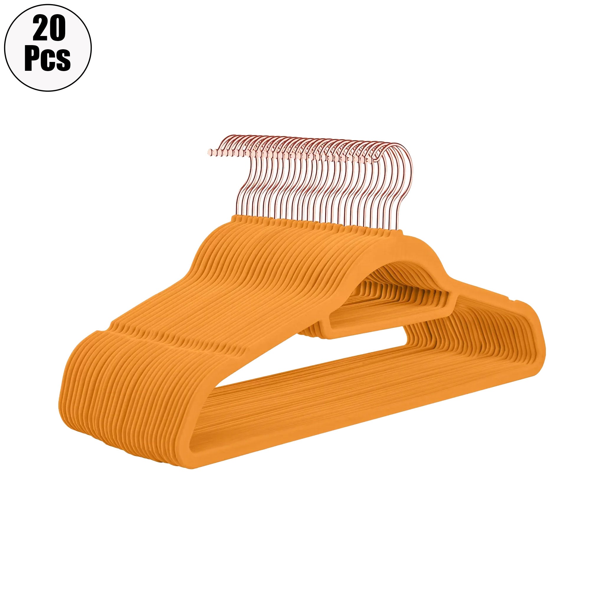 "Velvet Non-Slip Clothes Hanger Set – 20 Pack Space-Saving Organizers"