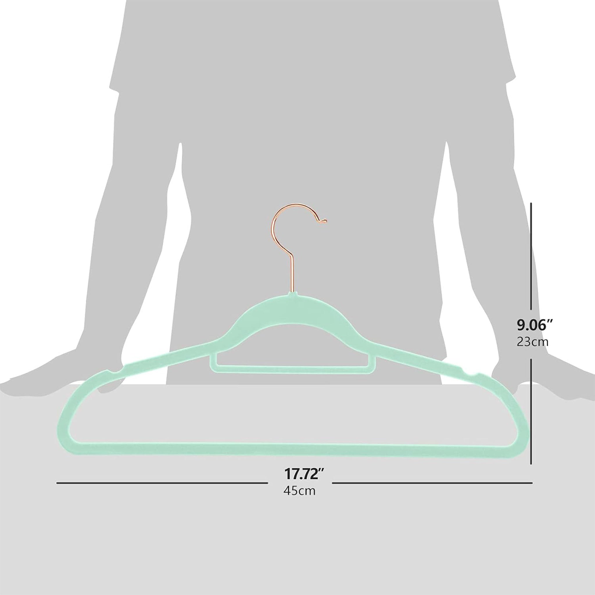 "Velvet Non-Slip Clothes Hanger Set – 20 Pack Space-Saving Organizers"