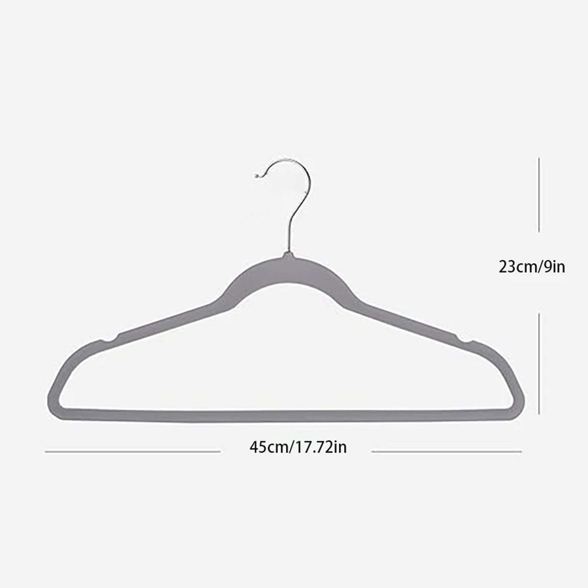 "Velvet Non-Slip Hanger Set – Heavy Duty Space-Saving Clothes Rack"