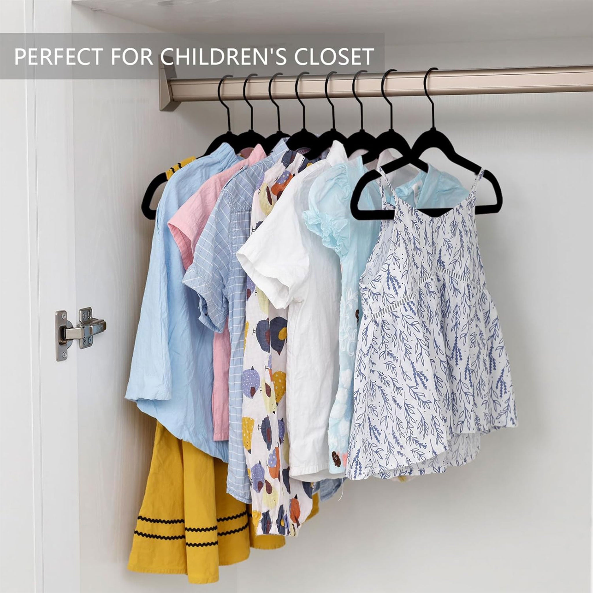 "Velvet Non-Slip Hanger Set – Heavy Duty Space-Saving Clothes Rack"