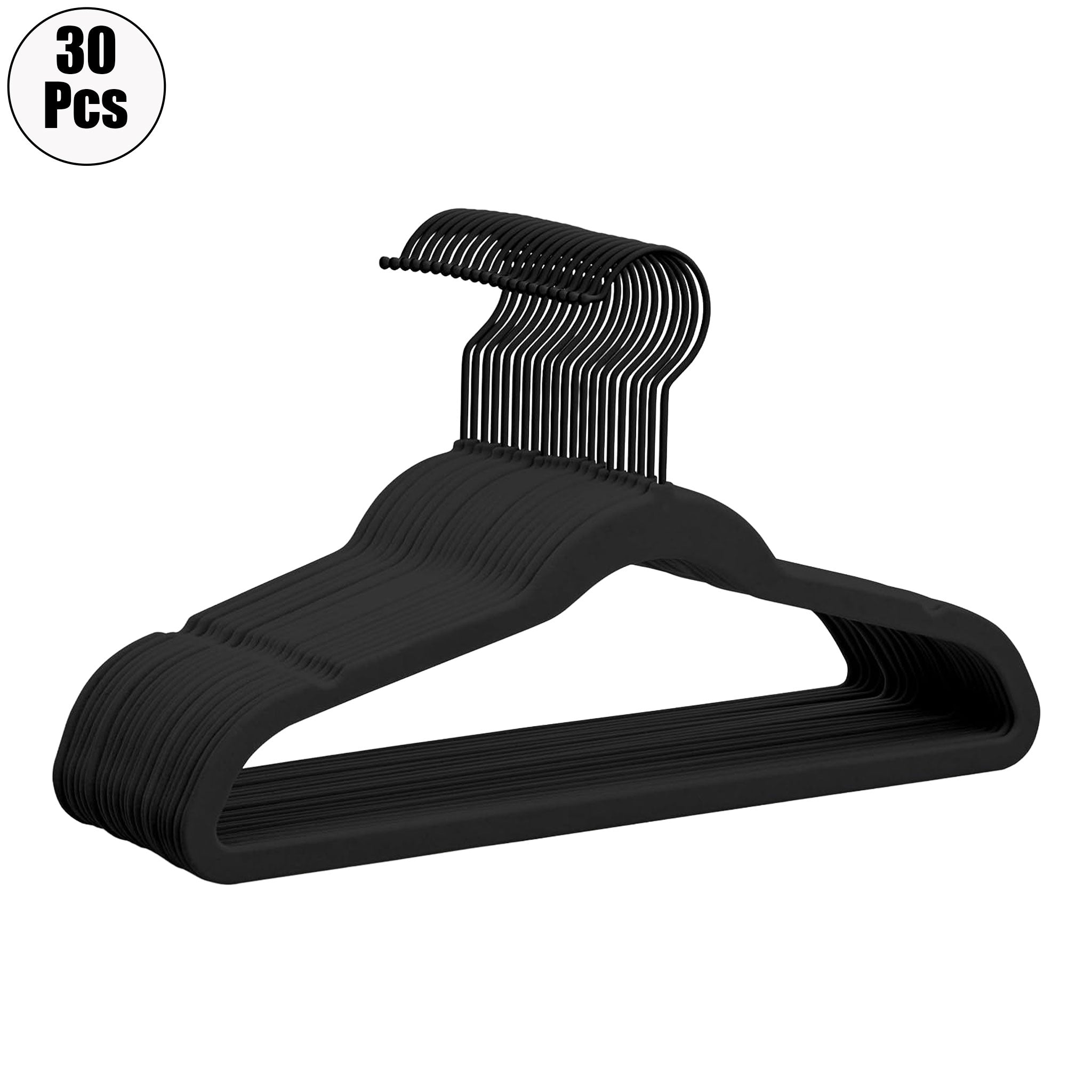"Velvet Non-Slip Hanger Set – Heavy Duty Space-Saving Clothes Rack"