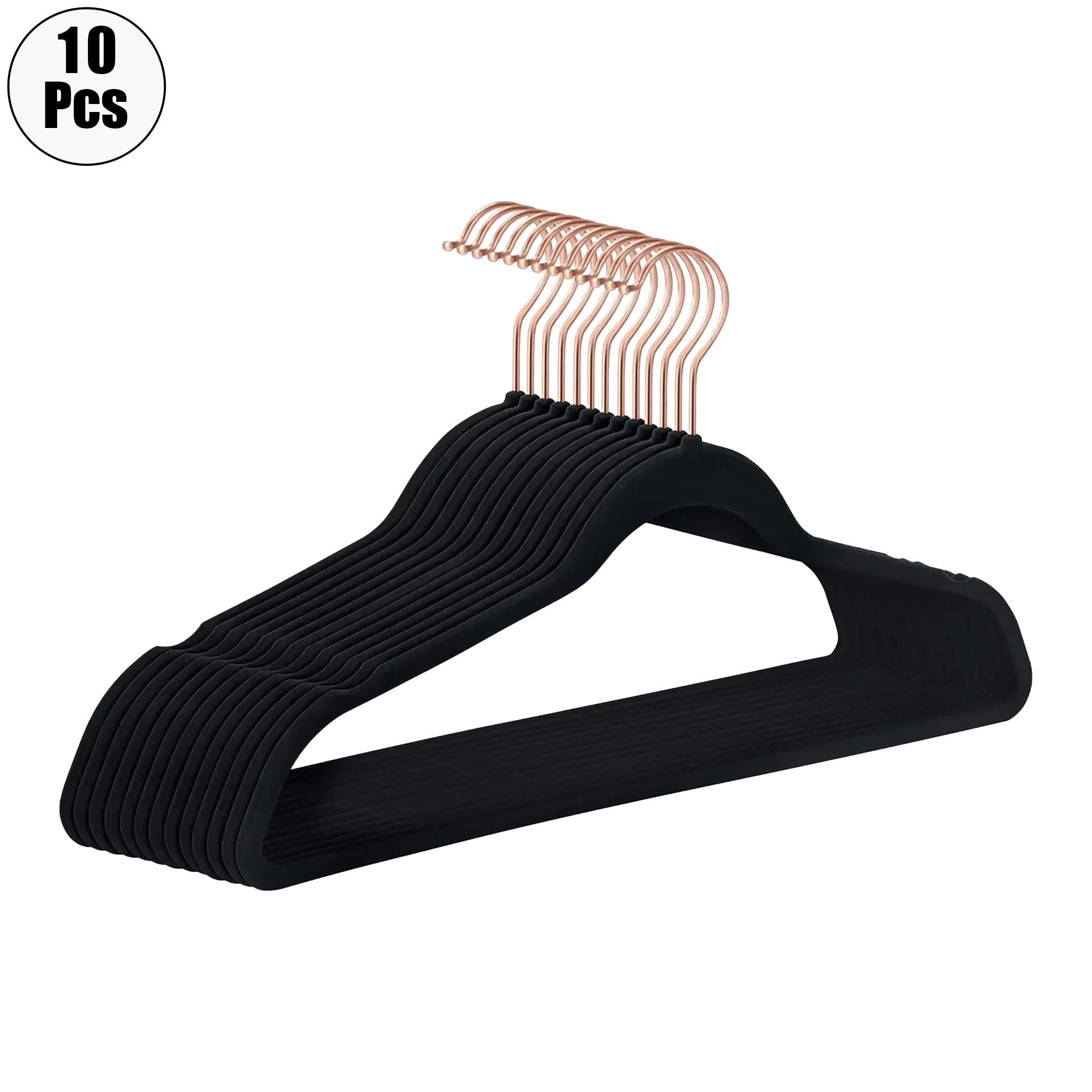 "Velvet Non-Slip Hanger Set – Heavy Duty Space-Saving Clothes Rack"