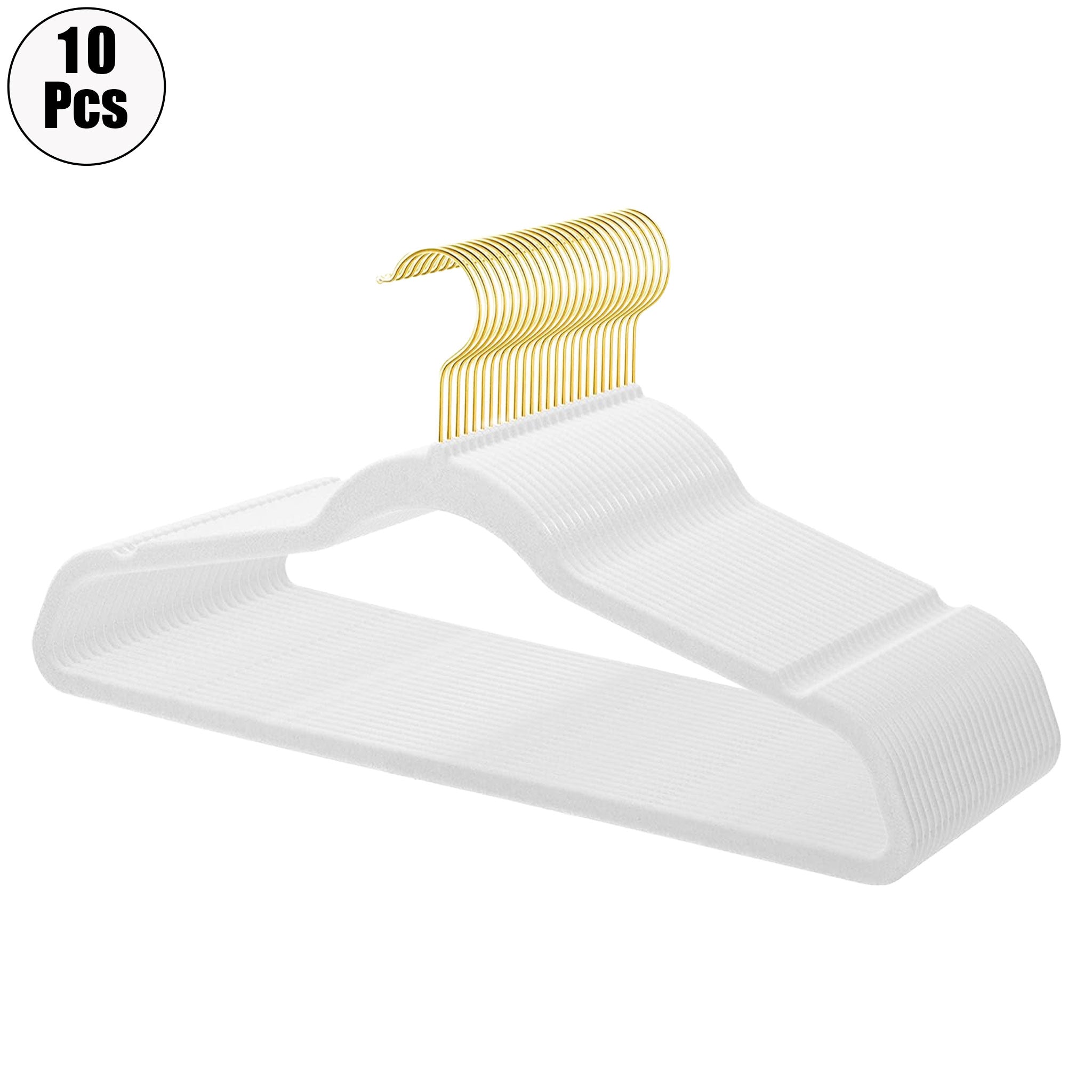 "Velvet Non-Slip Hanger Set – Heavy Duty Space-Saving Clothes Rack"