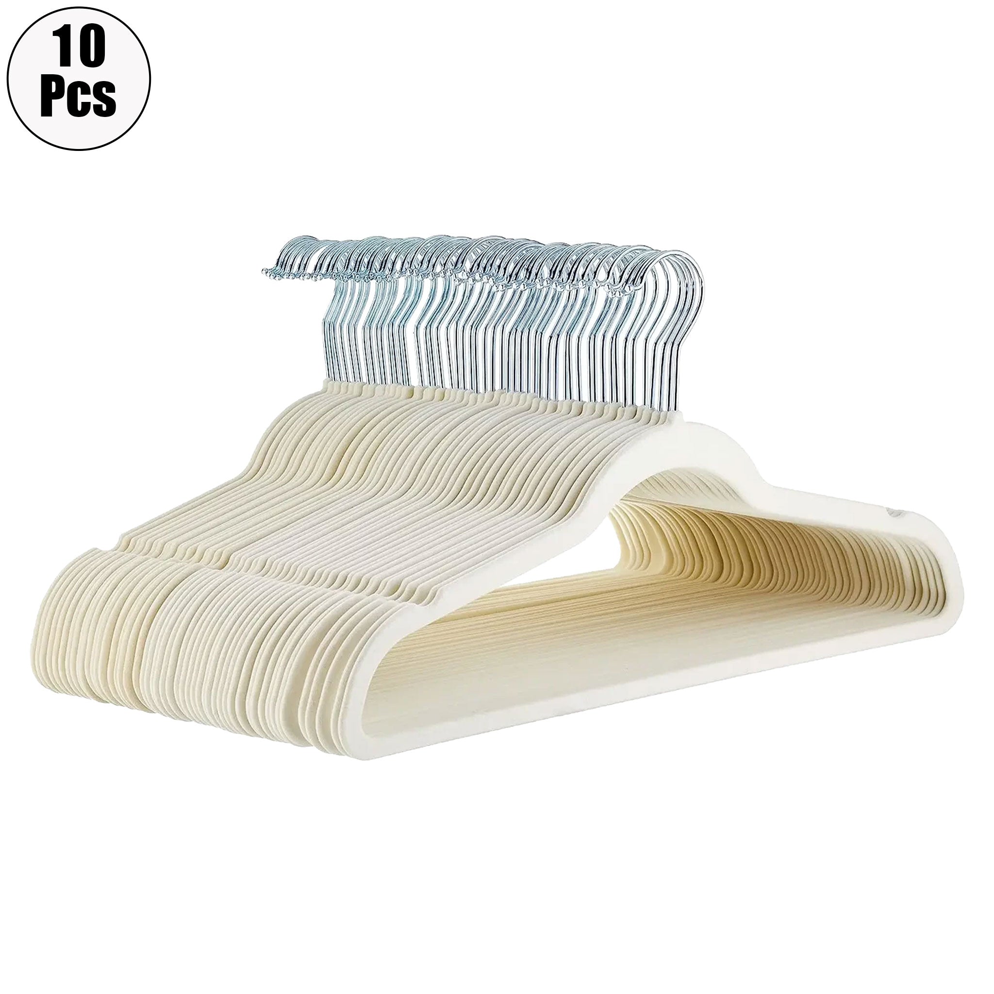 "Velvet Non-Slip Hanger Set – Heavy Duty Space-Saving Clothes Rack"