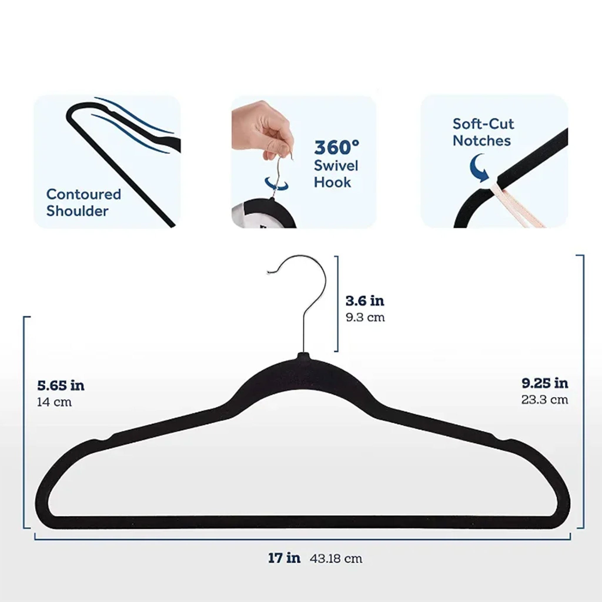 "10-Piece Aluminum Alloy Clothes Hanger Set – Non-Slip Golden Rack"