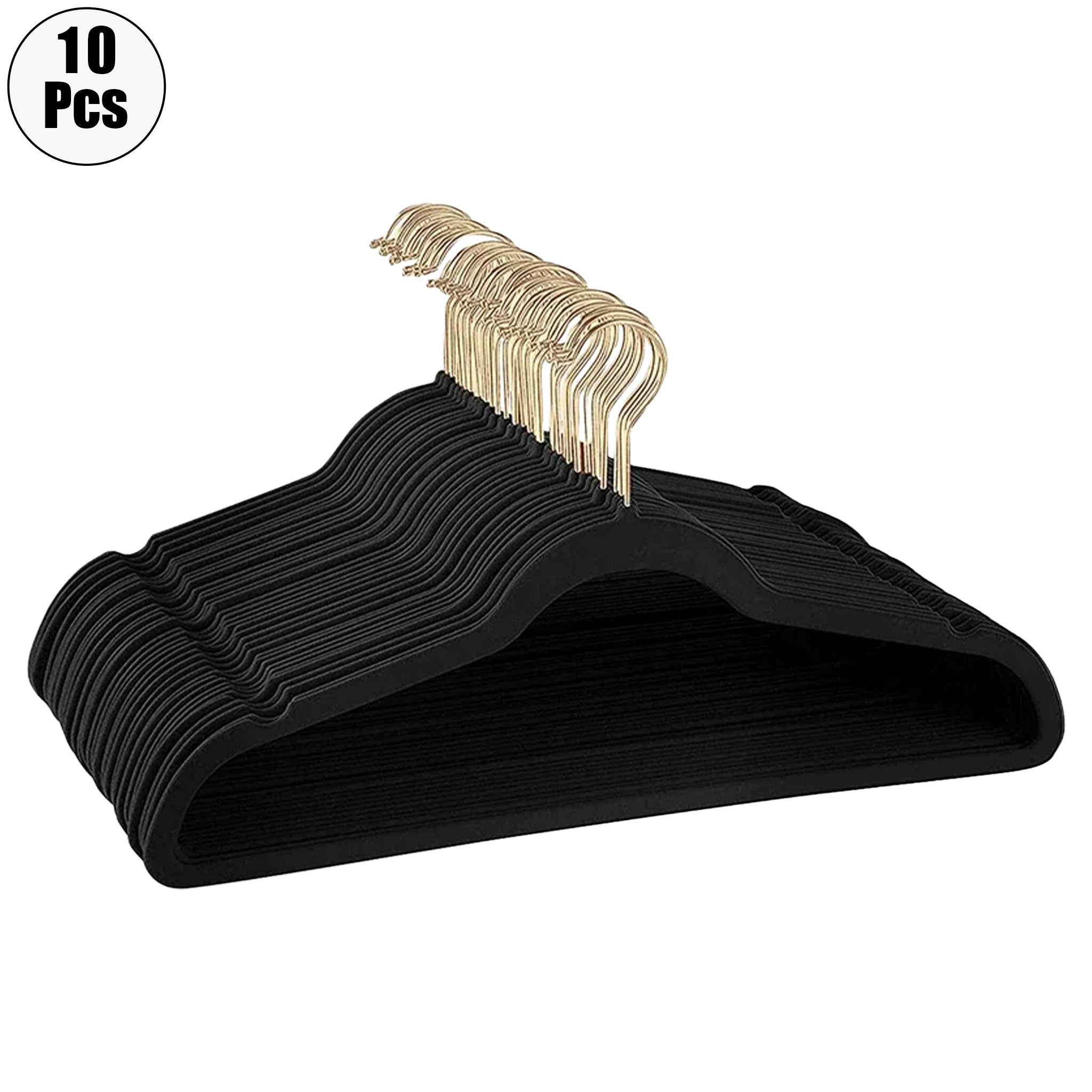 "Velvet Non-Slip Hanger Set – Heavy Duty Space-Saving Clothes Rack"