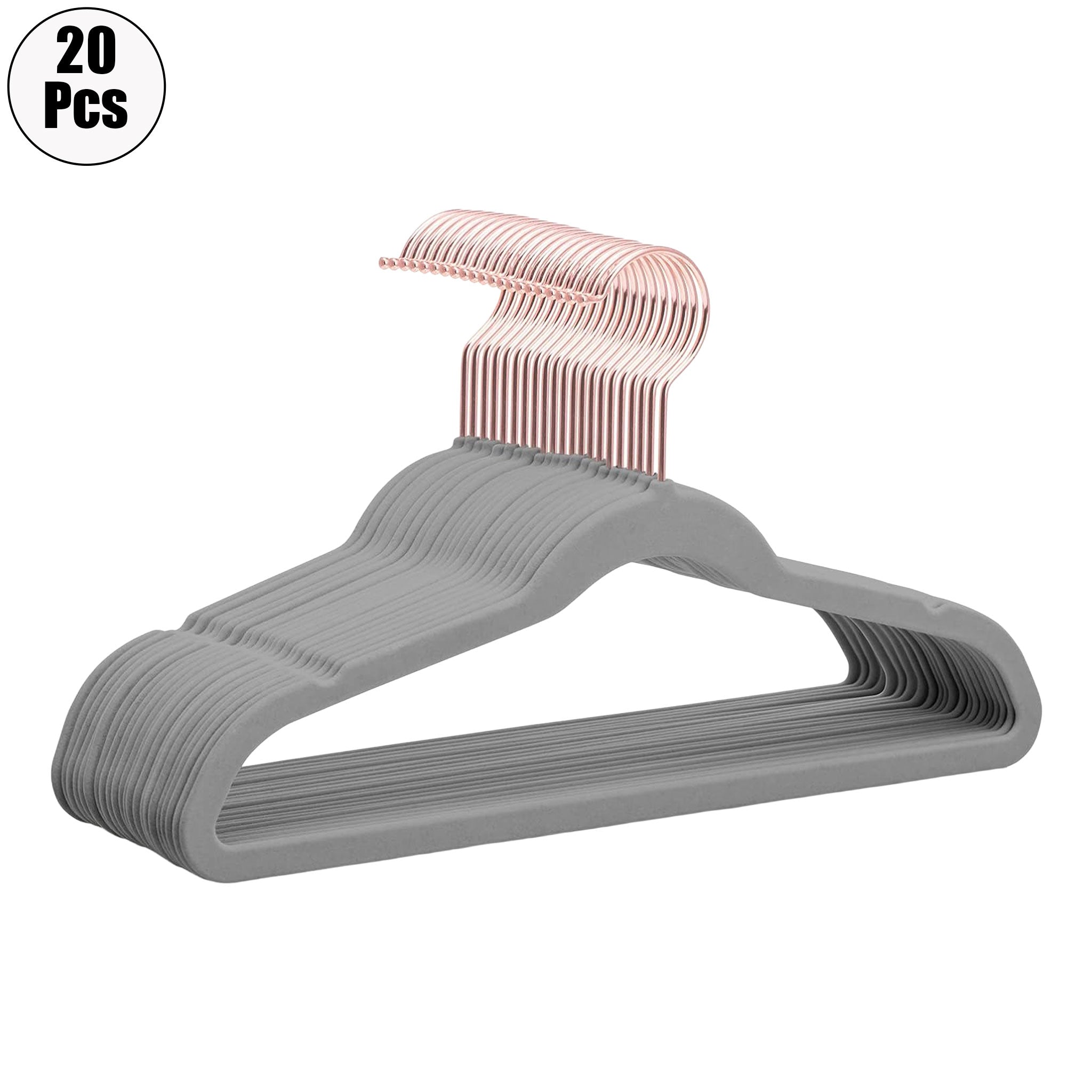 "Velvet Non-Slip Hanger Set – Heavy Duty Space-Saving Clothes Rack"