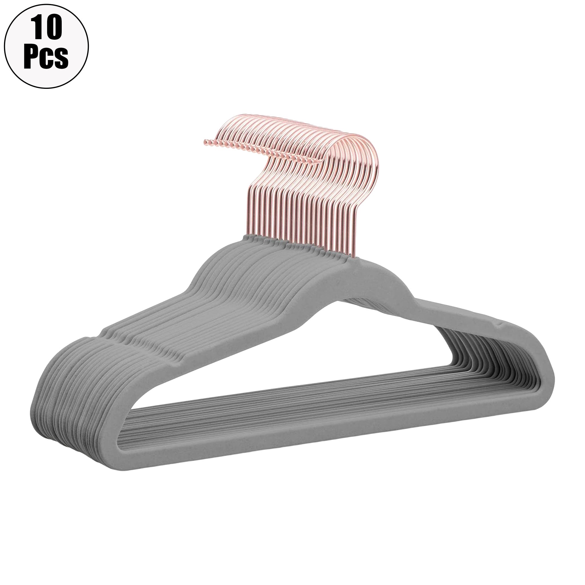 "Velvet Non-Slip Hanger Set – Heavy Duty Space-Saving Clothes Rack"