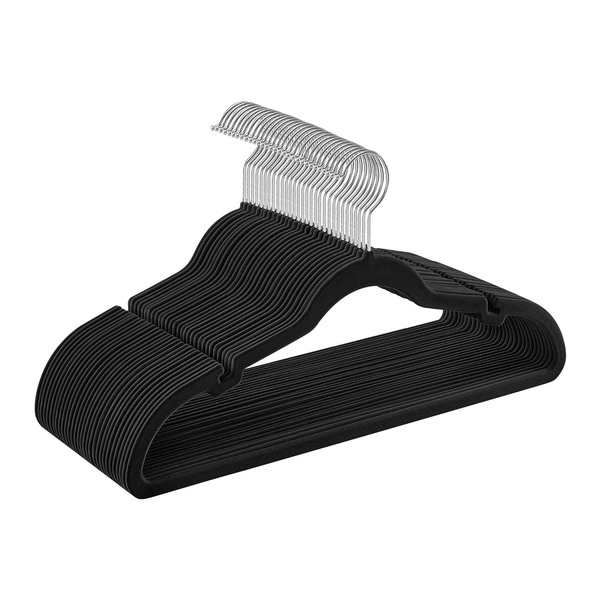 "Velvet Non-Slip Hanger Set – Heavy Duty Space-Saving Clothes Rack"