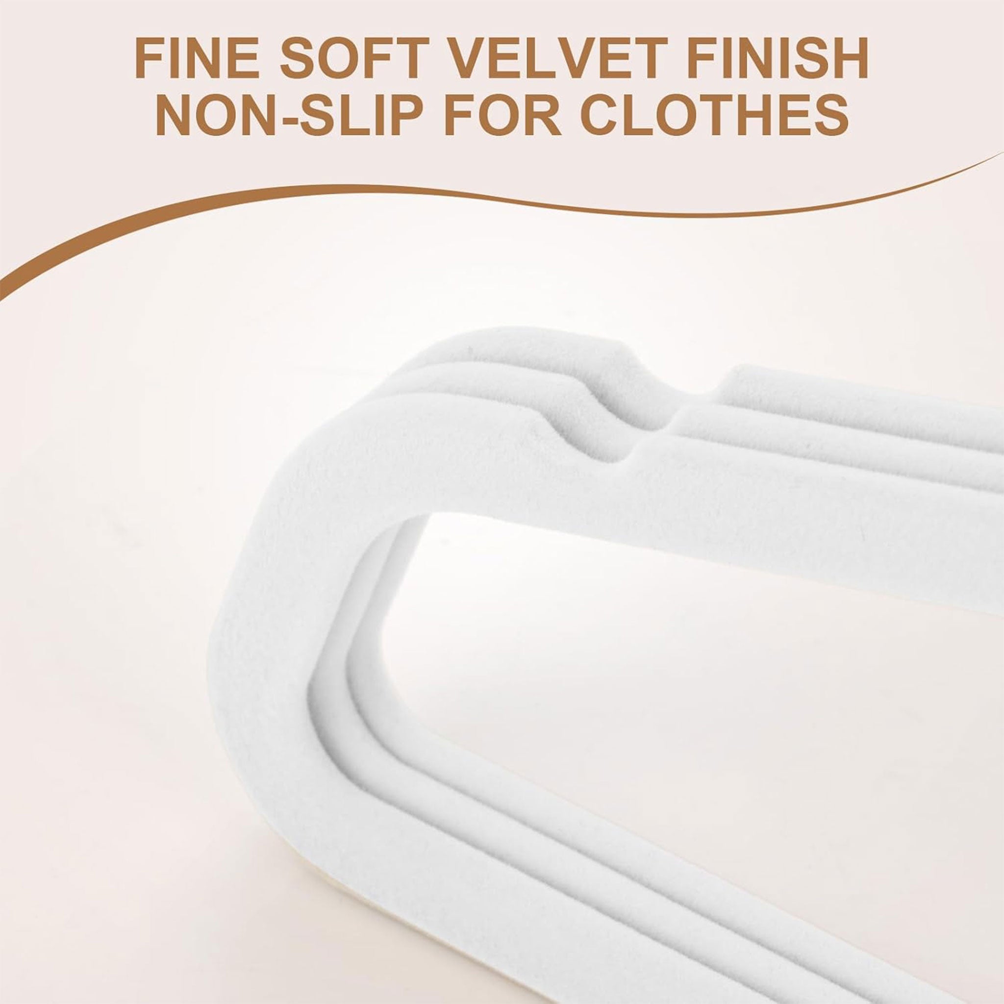 "Velvet Non-Slip Hangers – 10 Pack Luxury Wardrobe Organizers"