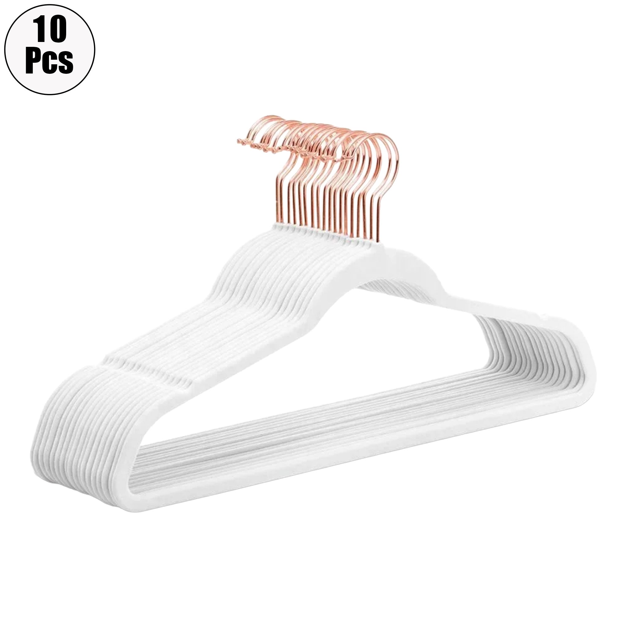 "Velvet Non-Slip Hanger Set – Heavy Duty Space-Saving Clothes Rack"