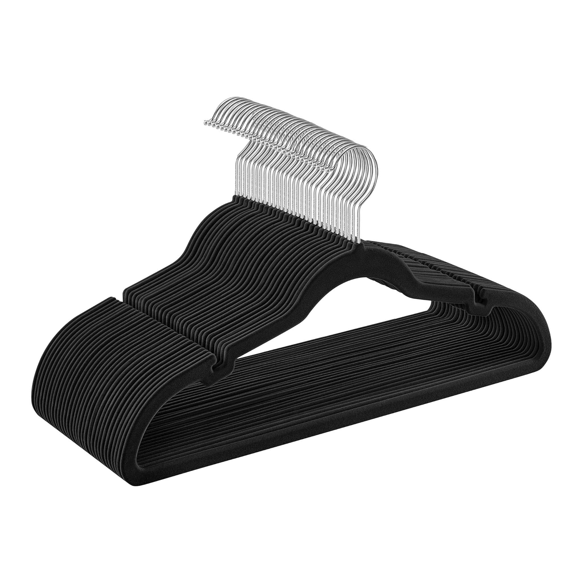 "Velvet Non-Slip Hanger Set – Heavy Duty Space-Saving Clothes Rack"