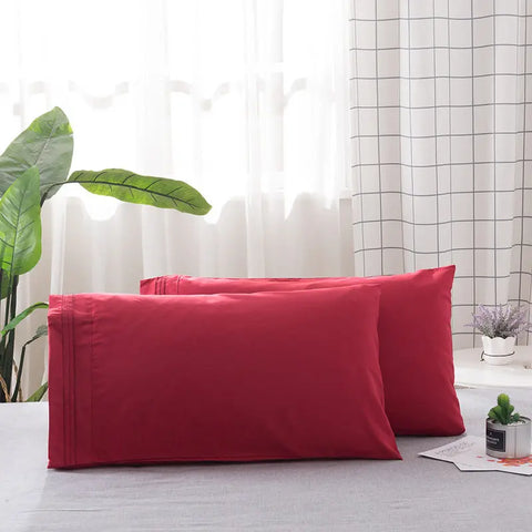 Vio Bedding Set Cross-border Ebay Amazon Wish Plain Embroidered Temu Pillowcase Pillowcase - Wiktra