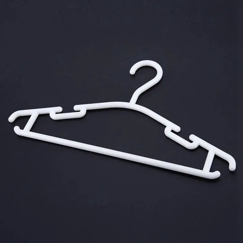 WHITE - Pack Of 30 Pieces Hanger Non-Slip Hangers For Children's Clothes PP Hangers For Baby Or Child 27 X 15 Cm wiktra