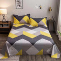 WOSTAR Luxury bedding set king size duvet cover bed sheet and pillowcase geometry printed nordic style bedclothes home textiles wiktra