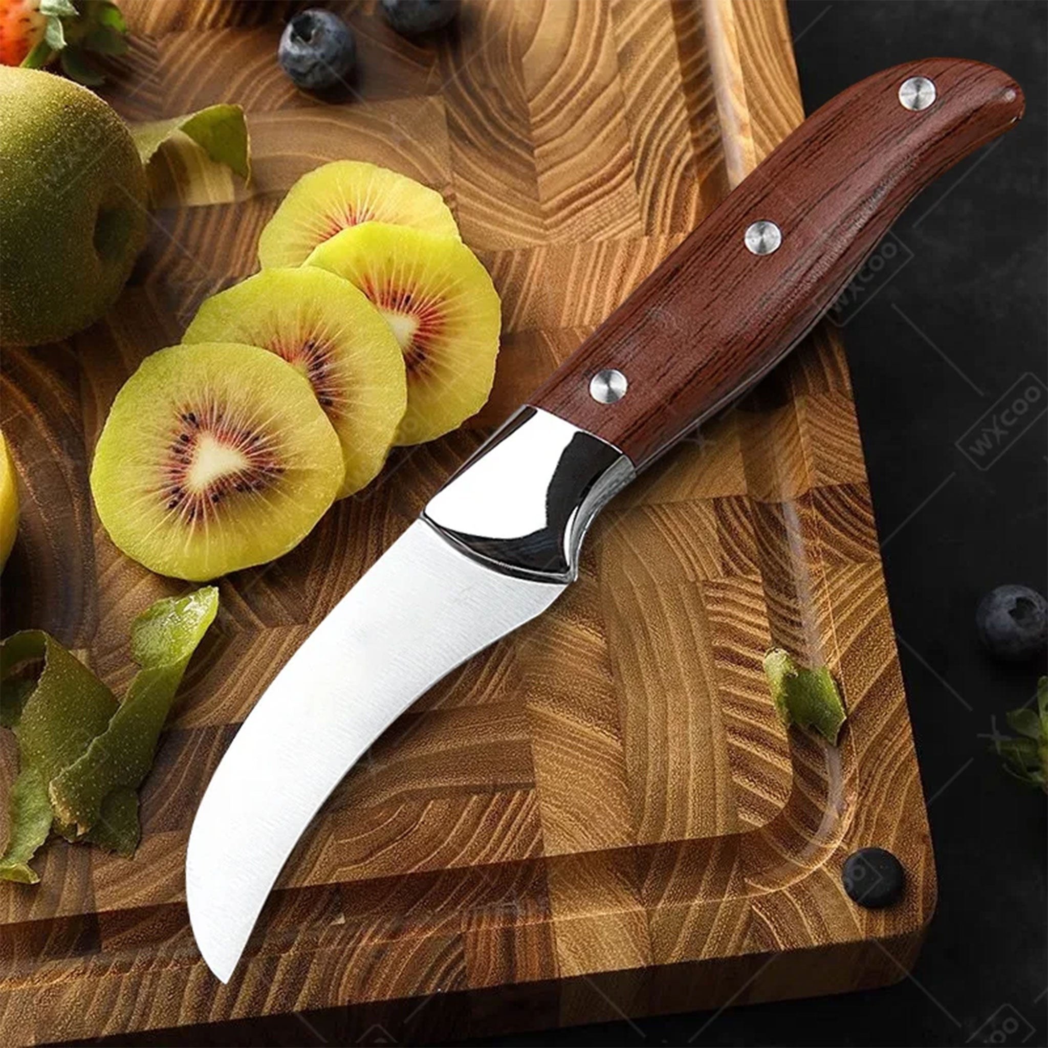 "WXCOO Hand-Forged Boning Knife – Stainless Steel Kitchen Tool"