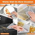 Wholesale Metal Steel Wire Dishcloth Magic Cleaning Thickened Double-sided Rags Kitchen Dish Pot Washing Towels Scouring Pads wiktra