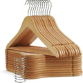 Wooden Hangers - 30 Pack - Wooden Clothes Hangers,Heavy Duty Wood Hangers with Precisely Cut wiktra