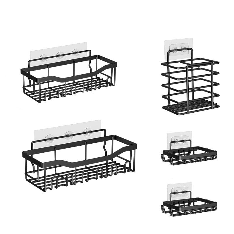 Wrought Iron Bathroom Wall Storage Rack