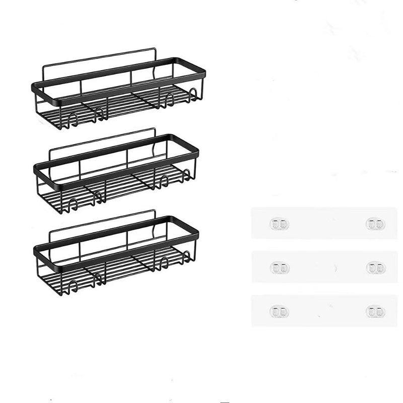 Wrought Iron Wall-Mounted Bathroom Rack