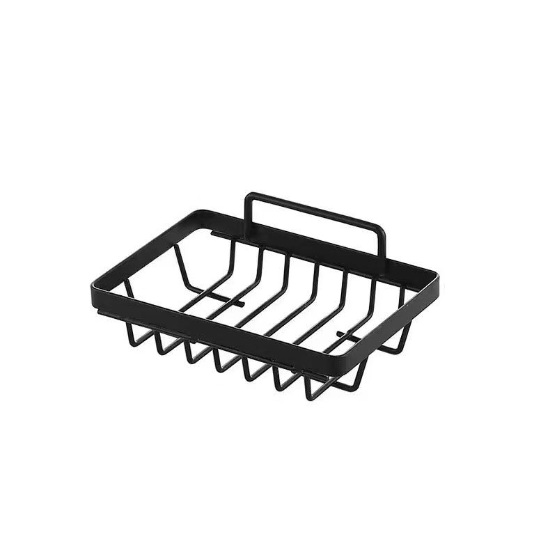 Wrought Iron Wall-Mounted Bathroom Rack