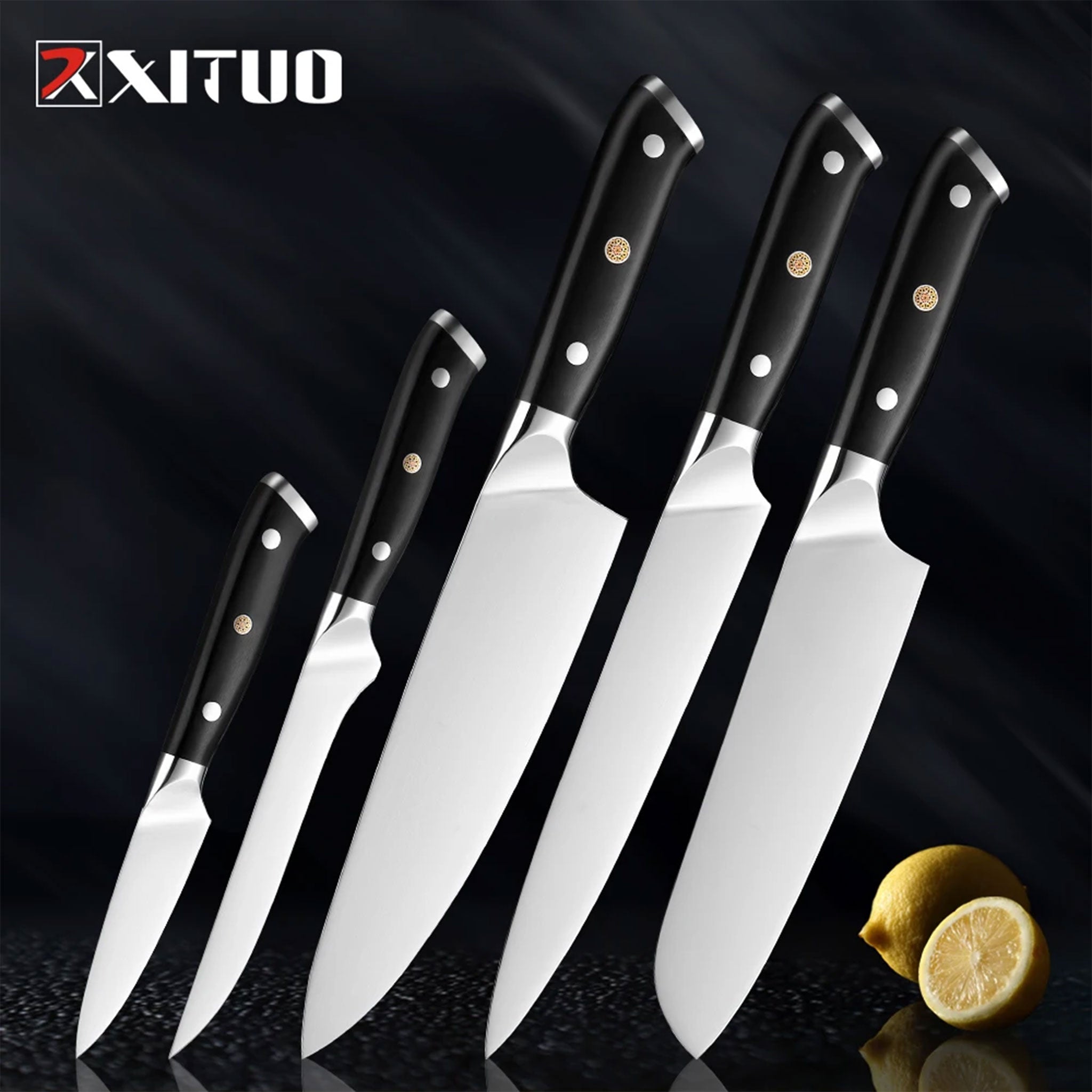 "XITUO German Stainless Steel Knife Set – 1–7 PCS Kitchen Tools"