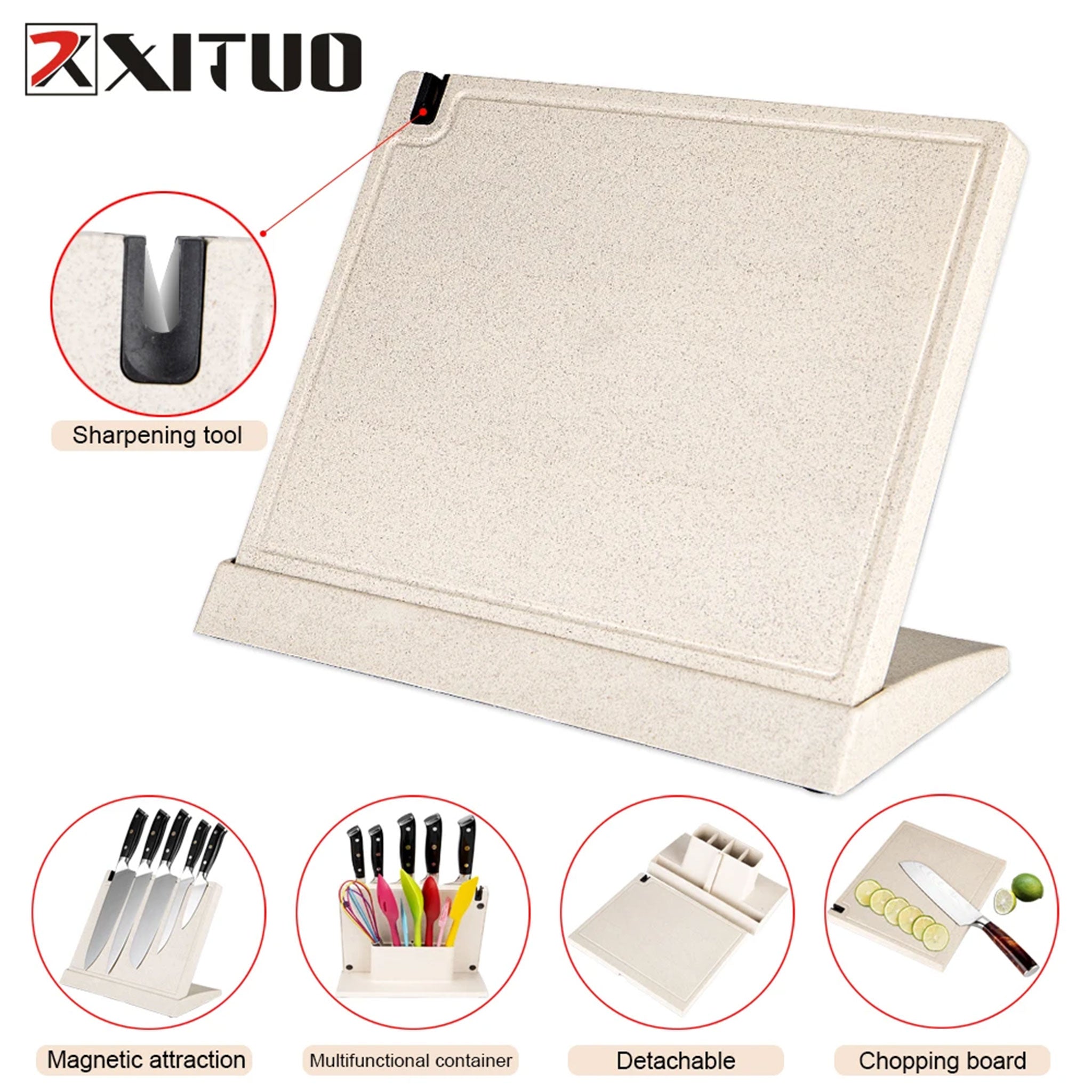 "XITUO Magnetic Knife Holder – Powerful Universal Kitchen Rack"