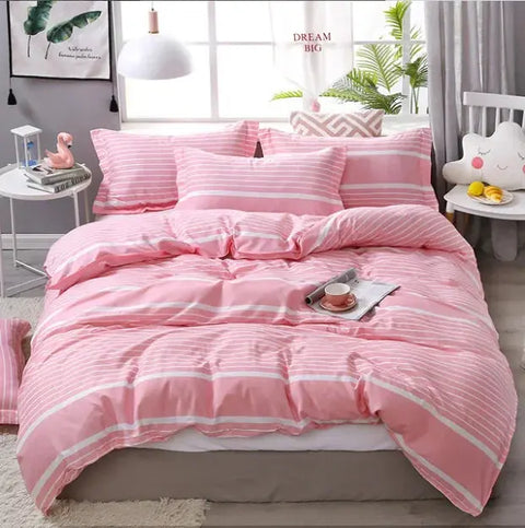 New Home Textile Cartoon Printed 3/4pcs Bedding Sets Children's Beddingset Bed Linen Duvet Cover Bed Sheet Pillowcase/bed Set wiktra