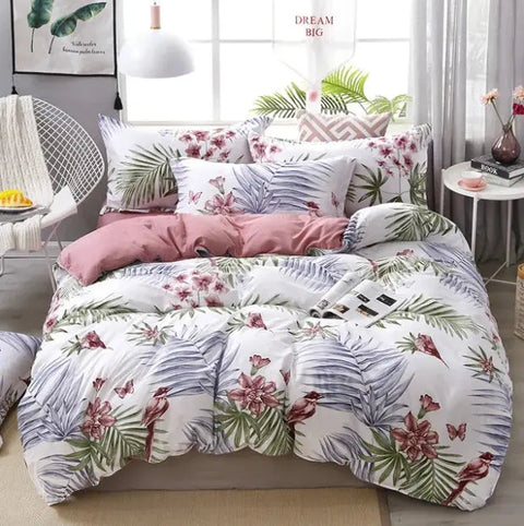 New Home Textile Cartoon Printed 3/4pcs Bedding Sets Children's Beddingset Bed Linen Duvet Cover Bed Sheet Pillowcase/bed Set