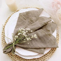 50pcs/lot Cotton Table Napkins Gauze Fabric Napkin 30x30cm for Village Wedding Party Birthday Dinner Coffee Towel Table Cloth - Wiktra