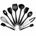 10pcs/lot Silicone Kitchen Utensils Set Heat Resistant Non-Stick Cooking Utensil Set Silicone Kitchen Tools Set OK 0967 wiktra