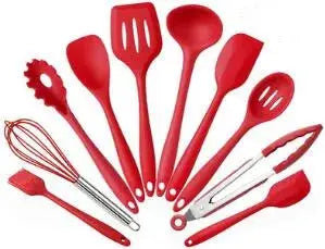 10pcs/lot Silicone Kitchen Utensils Set Heat Resistant Non-Stick Cooking Utensil Set Silicone Kitchen Tools Set OK 0967