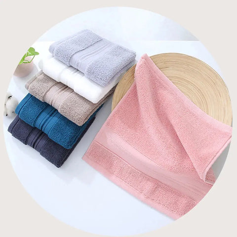 6pcs/packs Super Soft Cotton Beach Kitchen Bath Towels High Absorbent Quick Drying Home Bathroom Kitchen Accessories wiktra