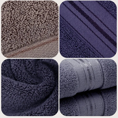 6pcs/packs Super Soft Cotton Beach Kitchen Bath Towels High Absorbent Quick Drying Home Bathroom Kitchen Accessories wiktra