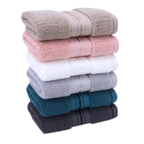 6pcs/packs Super Soft Cotton Beach Kitchen Bath Towels High Absorbent Quick Drying Home Bathroom Kitchen Accessories