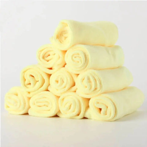 10 Pcs/set Microfiber Kitchen Wash Auto Car Home Dry Polishing Cloth Cleaning Towel wiktra