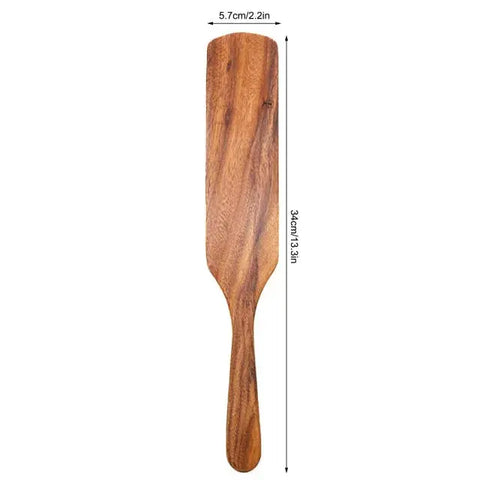 1-9Pcs/set Wooden Kitchen Utensils Set,  Wooden Spoons for Cooking, Utensils,Natural Teak Wooden Spoons For Non-stick Pan Gift