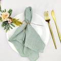 set of 30 Gauze Cotton Cloth Napkins 30x30cm Fabric Wedding Decor Everyday Use Dinner Tea Towel Table Village  Christmas Napkins - Wiktra