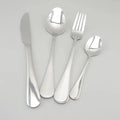 silver Dinnerware Set Luxury Cutlery Steel Set Quality Tableware spoon Knives Forks Dining Dinner Western Food Restaurant wiktra